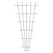 Xclou Gitterspalier V-Form in Braun, wetterfestes Metallspalier kunststoffbeschichtet, Rankgitter gesintert, Drahtgitter inklusive Dübel und Schrauben, Maße: ca. B 10 - 75 cm x H 150 cm