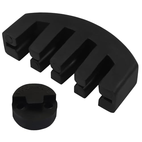 Aoserge 1 Set Violin Mute - Premium Rubber Violin Mute for Quiet Practice, Fits Most Violin Sizes, Robust & Easy to Use