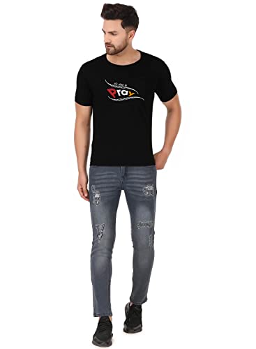 Image of God Faith and Pray Printed Premium Trending Tshirts | Round Neck Half Sleeve Regular Fit Black Tshirt for Men | Cotton Summer Wear Stylish Unisex Tshirt | Best Gifts Tees