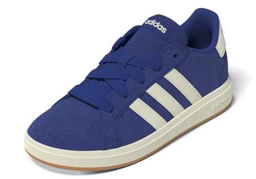 adidas Unisex-Kids Grand Court 00s Sportswear, Semi Lucid Blue/Off White/Gum, 4