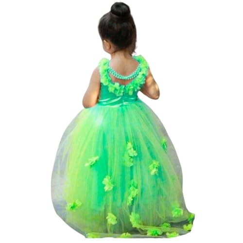 Robe de demoiselle d'honneur pour mariage fille élégante sans manches en tulle blanc