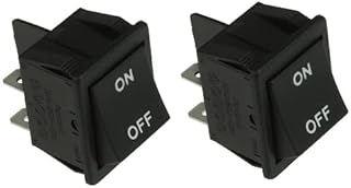 On Off Switch for Razor MX500 MX650 (2 Pack) - KCD2 On/Off Power Switch 4-Prong for Razor MX350, Razor Dirt Quad, Razor Pocket Mod, Currie, Ezip Scooters, Electric Bicycles, Gas Scooter, Ride On Toy