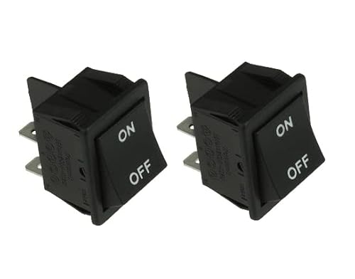 On Off Switch for Razor MX500 MX650 (2 Pack) - KCD2 On/Off Power Switch 4-Prong for Razor MX350, Razor Dirt Quad, Razor Pocket Mod, Currie, Ezip Scooters, Electric Bicycles, Gas Scooter, Ride On Toy