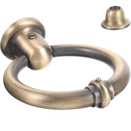 Veemoon Batacchio Portone: Pomello Porta Blindata, Pomello Porta Esterna, Battente Per Di Sicurezza Moderno e Semplice Batacchio Retrò Antico Anelli Di Antichi Battente Della Targa Della