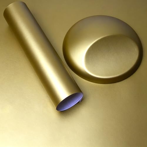 Image of 2 pcs Carbon Fiber Chevy Bowtie Emblem Overlay Sheets Front /Back Vinyl Decal Wrap (Matte Gold)