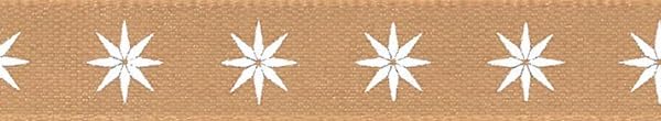 Scandi Star Ecru 12mm x 20M
