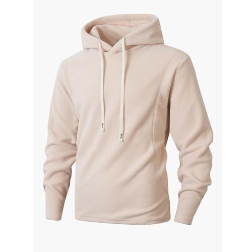 Ymosrh Men's Casual Hoodie, Hooded Sweatshirt Pullover Long Sleeve Athletic Workout Hoodies with Pockets, S-2XL3