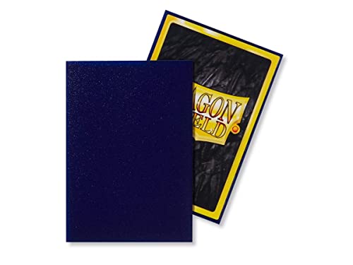 Image of 10 Packs Dragon Shield Matte Mini Japanese Night Blue 60 ct Card Sleeves Display Case