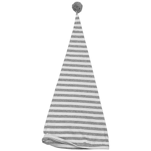 Schlafmütze Lipodo in Grau-Weiß Gestreift (56 cm)