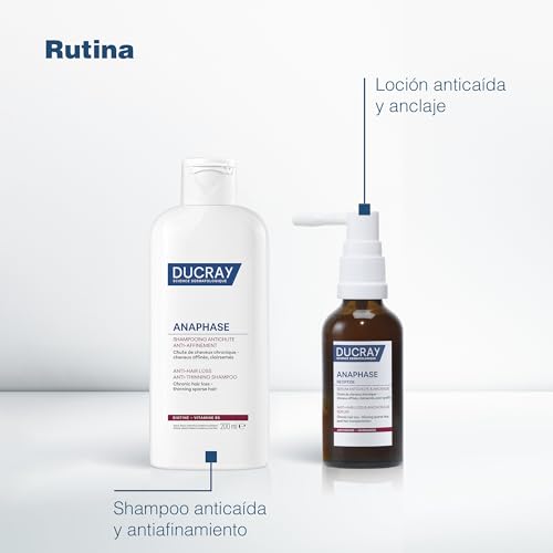 Image of Ducray Ducray Anaphase Plus Anti Hair Loss Complement Shampoo, White, 200 ml (Pack of 2)