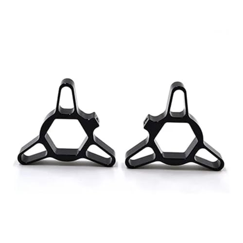 Ajusteurs de précharge fourche 22mm en aluminium CNC noir pour moto de sport