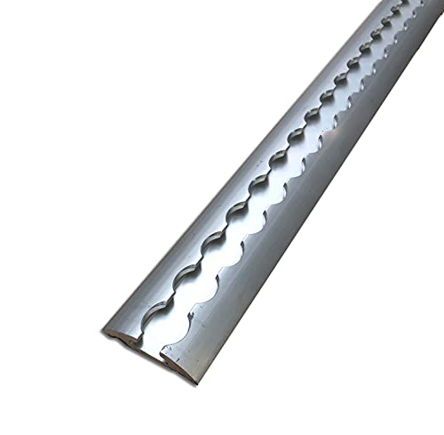 Trupa 3 m Alu Airlineschiene halbrund Zurrschiene eloxiert !KEIN ZUSCHNITT, KEIN Light-Profil!