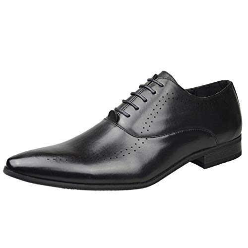 ClassyDude - Mocasines de Material Sintético para hombre Negro negro
