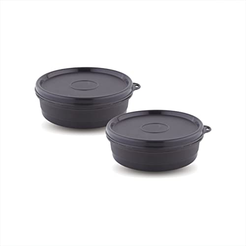 Attro Set of 2 Micron Stainless Steel Double Wall Storage Containers Airtight & Leak Proof...