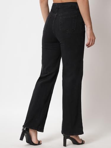 Image of KOTTY Slim Straight Fit Jeans - High Waist Comfortable Denim