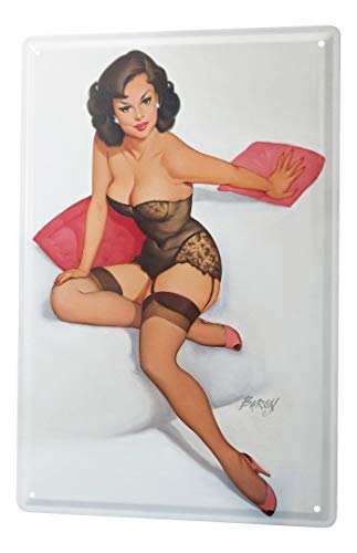 Leotie Since 2004 Lingerie Pillow Pump Tin Sign Metal Plate Decorative Sign Home Decor Plaques 20X30 Cm Metal Shield Shield Wall Art Deco Decoration Retro Pinup Advertising #TOP12
