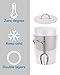 3Qt White Galvanized Ice Bucket with Lid, Scoop & Handles - Ideal for Cocktails, Parties, BBQs, Wine & Champagne. Double-Layer Insulated Outer & Galvanized Inner Layer, Perfect for Home & Outdoor Use