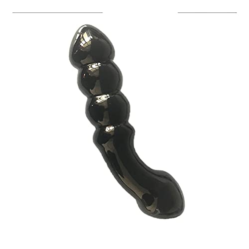 FFIME for Natural Quartz Crystal Massage Wand Rose Quartz Massage Wand LargeCrystal Stone (Color : Black Spiral Shape 2)