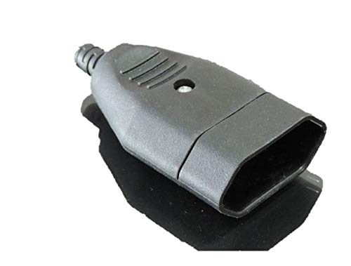 Preisvergleich Produktbild Unbekannt 5 x Eurokupplung Schwarz Flachstecker Hülse 230Volt