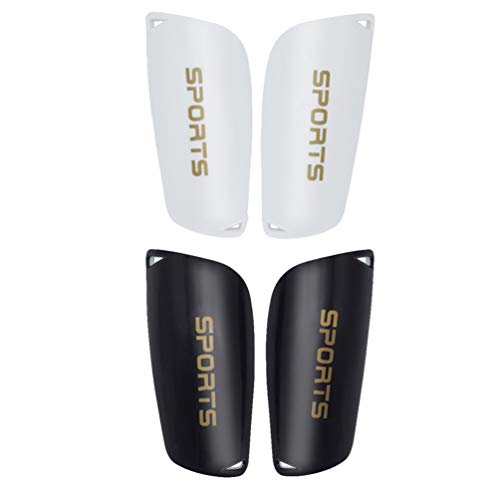 2 pares de protetores de caneleiras de futebol BESPORTBLE, caneleiras, para adultos, equipamento de