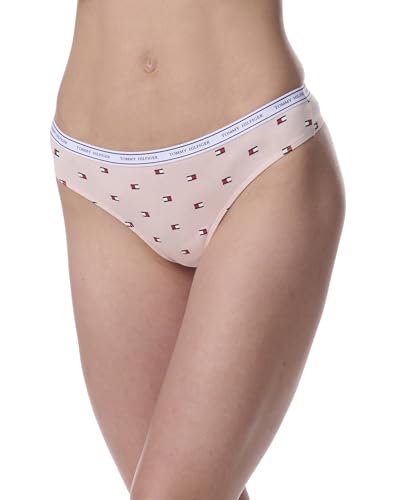 Tommy Hilfiger Women's Classic Cotton Logoband Thong 5 Pack4