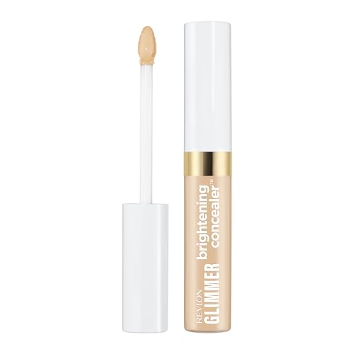 Revlon Glimmer Brightening Concealer Liquid Under Eye Makeup Made with Caffeine Vitamin C & Stevioside 125 0.3 fl oz