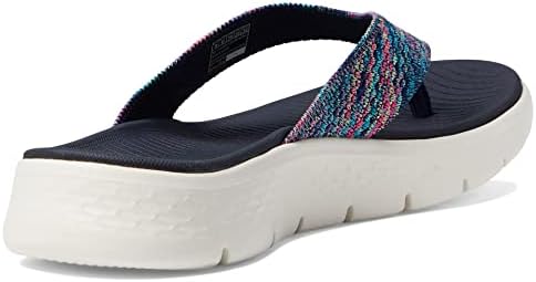 Skechers Women's GO Walk Flex Sandal-INVOKE Flip-Flop, Navy Multi, 9 | Image 4