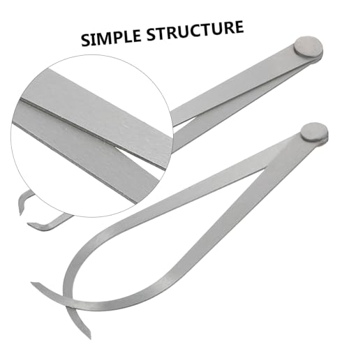 Calibrador para escultura de arcilla de acero, 2 piezas miniatura 2