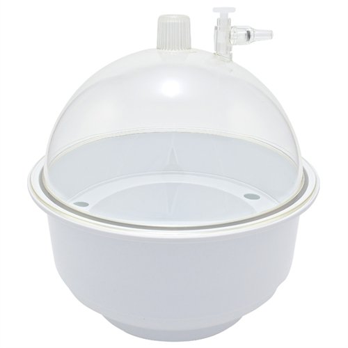 Dynalon Kartell 243025 Plastic Unbreakable Vacuum Desiccator, Large