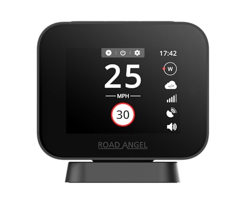 Road Angel Pure Sync Speed Camera Detectors for Cars UK - Road Angel Speed Camera Detector - Radar Detector