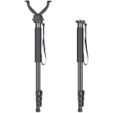 VICELK Adjustable Monopod Shooting Stick, 23.5-65.4 Inch Aluminum Gun Rest, Lightweight...