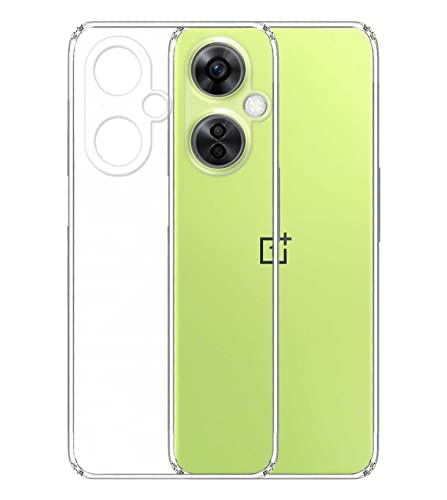 Image of Soft Silicone TPU Back Cover Compatible with OnePlus Nord CE 3 Lite 5G / 1+Nord CE3 Lite, Clear