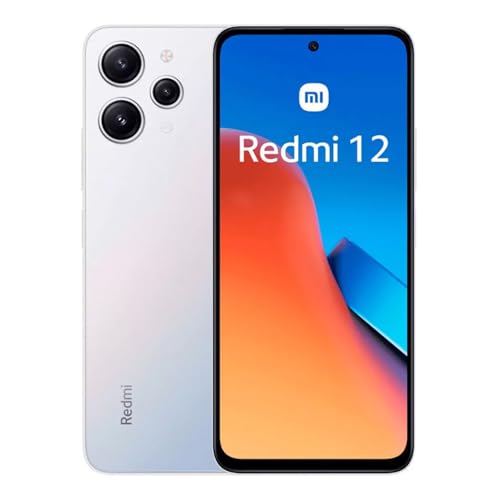 Redmi 12 Smartphone processore MediaTek G88 fotocamera principale da 50MP display FHD+ da 90Hz batteria da 5000mAh 4+128GB Argento