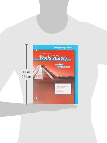 World History, Grade 6 Ancient Civilizations Reading Study Guide: Mcdougal Littell Middle School World History (Spanish Edition) - Image 2