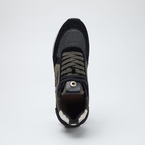 Image of ELHANN.H Sneaker Combines Simple Lines with a Dynamic Style. The MKX Finish of its Midsole Brings a Vintage Look to The Shoe.