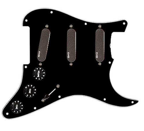 EMG Pickups »PRO SA - PICKGUARD SET - BLACK/BLACK« Pickguard/Pickup-Set für E-Gitarre | PU: SA/SA/SA | PG: Schwarz | PU: Schwarz