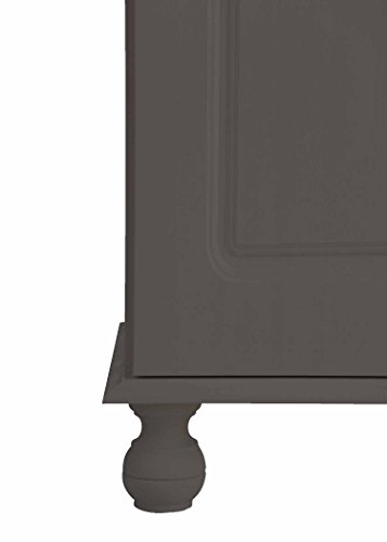 Image of APRODZ Solid Wood Sideboard Cabinet for Living Room | Wooden Storage Cabinet with 3 Drawers & 3 Doors | Kitchen Crockery Cabinet | Drawer Cabinet for Dining Room Bedroom | 161x35x79 cm,Opera Evening