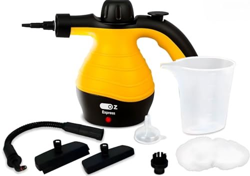 Higienizador e Vaporizador Portátil Com Acessórios Oz HG1200 – 900W, Limpeza Sem Químicos, Esteriliza e Higieniza Estofados, Vidros, Azulejos e Carros (220V)