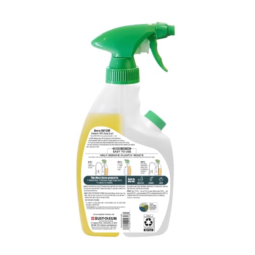 Image of Mean Green Refillable Ultra Powered Bathroom Cleaner Concentrate, Tropical Breeze, 14.3 fl oz (2-Pack) - Plant & Mineral Based, Removes 100% of Soap Scum, Refillable Bottle Makes 4X Refills