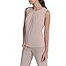 Calvin Klein Women's Suits Knit Top, Pink Pepper, Medium