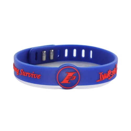Generic Basketball Silicone Wristband - Adjustable Sports Wristband for Fans Players - Ideal Fan Gift and Training Accessory (Allen Iverson)
