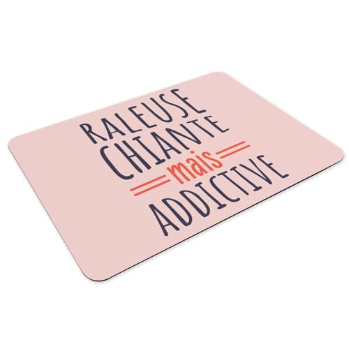 Sets de table rose Chiante mais Addictive pour afficher votre humour - 3