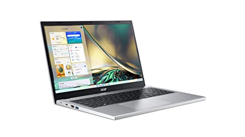 Acer Aspire 3 (A315-510P-39UW) Laptop | 15, 6" FHD Display | Intel Core i3-N305 | 8 GB RAM | 256 GB SSD | Intel UHD-Grafik | Windows 11 | QWERTZ Tastatur | Silber – Bild 4