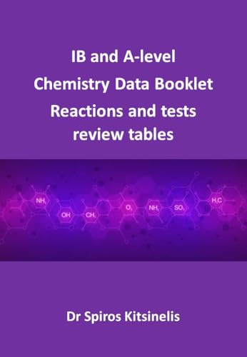 IB and A-level Chemistry Data Booklet : Reactions and tests review tables