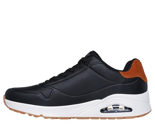 Image of Skechers Men's Uno Tailored Air Sneaker | Walking, Air-Cooled Memory Foam, Skech-Air Visible Airbag, No Tie Fit