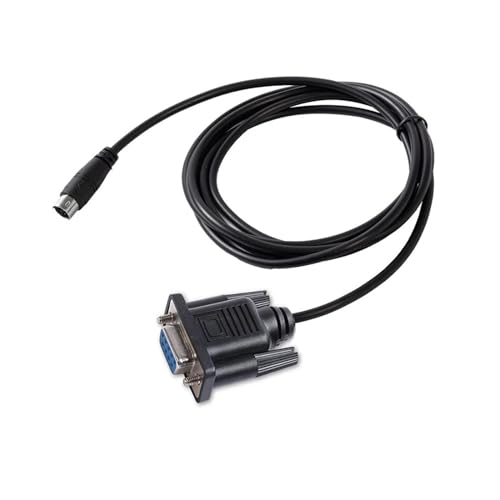 9 Pin DB9 Female to 8-pin MI-N Din RS232 Serial Control Communication Cable for Connecting PTZ Joystick Controller to Camera(5m)