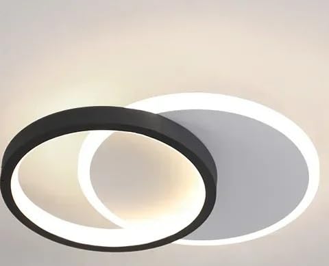 Lustre LED moderne pour sublimer un hall d'entrée sombre et un petit salon