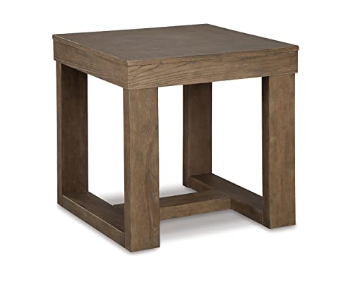 Signature Design by Ashley Cariton Contemporary Oversized Square End Table,