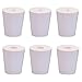 Tastebar Conical Silicone Stoppers, 6 Pcs:3pcs with Hole for Airlock Stopper and 3pcs without hole. Carboy Airlock Stopper, Silicone Rubber Plugs for Homebrewing Beer/Wine (3#)