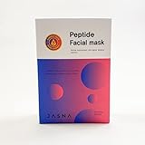 Jasna Korean Beauty Collagen Hyaluronic Acid Face Mask 10 Pack | Pearl and Serum Infused | Anti-Wrinkle, Anti-Ageing | Vitamins C and B3